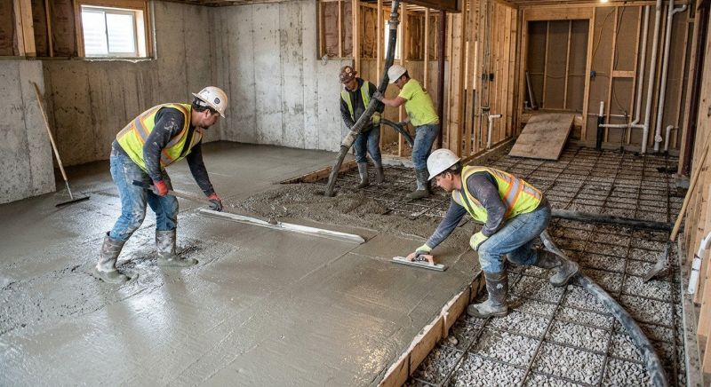 Basement Concrete Installation in Fort Wayne, IN