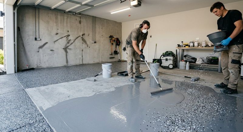 Basement Floor Epoxy Service in Greenville, SC