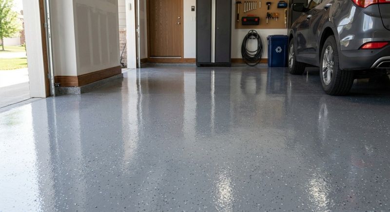 Epoxy Garage Flooring Installation in Raleigh, NC