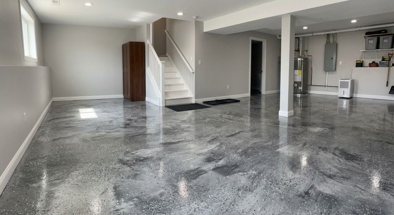 Basement Floor Epoxy Service in Woodbridge, VA