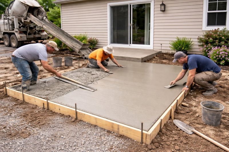 Concrete Porch Installation in Salt Lake City, UT