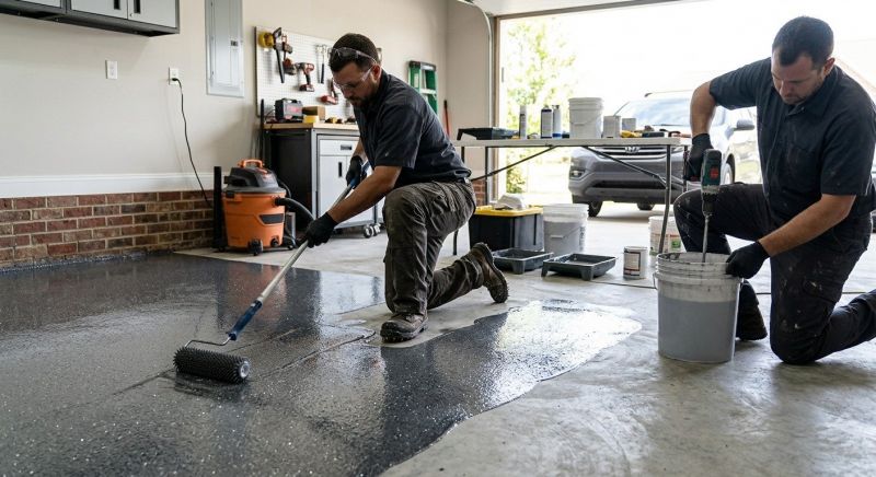 Epoxy Coating Installation in Columbia, SC