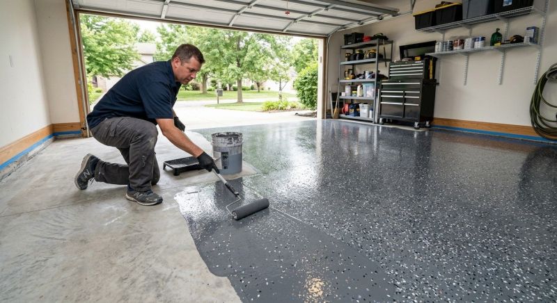 Garage Concrete Coating in Frederick, MD