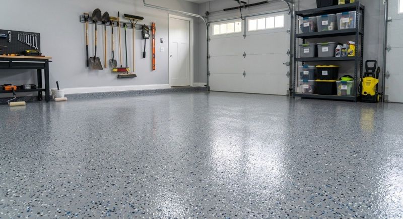 Garage Concrete Coating in Greenville, SC