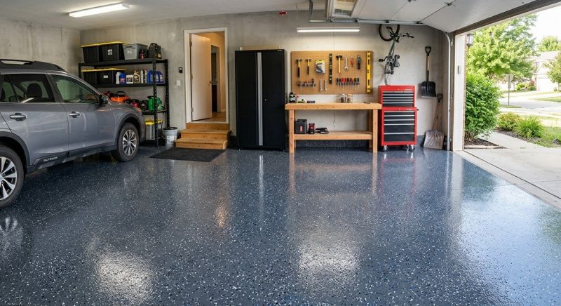 Garage Floor Epoxy Installation in Annapolis, MD