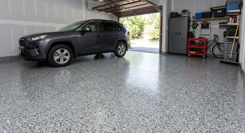 Garage Floor Epoxy Installation in Loudoun County, VA