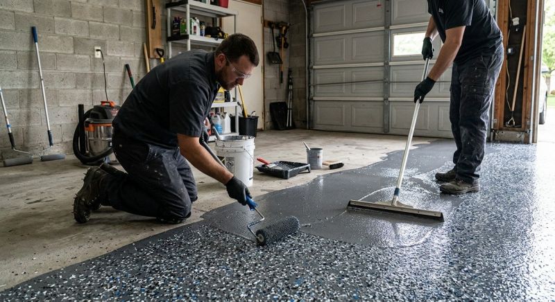 Garage Floor Renovation in Greensboro, NC