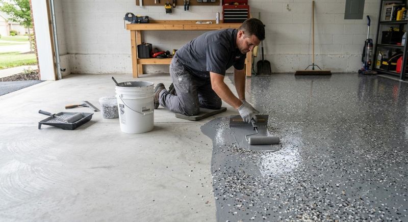 Garage Floor Renovation in Fairfax, VA